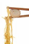 Meat Ball And Noodle Keep Chopsticks Stock Photo