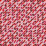 Mosaic Of Triangles In Shades Of Red Stock Photo