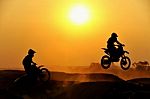 Motocross Rider Stock Photo