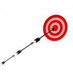 Moving Arrow To Target Stock Photo