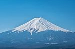 Mt. Fuji In Autumn At Kawaguchiko Lake Snow Landscape,mt. Fuji Is Famous Japan Mountain,tourist People Call Mt. Fuji As Fuji, Fujisan, Fujiyama, Fuji-san,japan Stock Photo