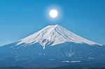 Mt. Fuji In Autumn At Kawaguchiko Lake Snow Landscape,mt. Fuji Is Famous Japan Mountain,tourist People Call Mt. Fuji As Fuji, Fujisan, Fujiyama, Fuji-san,japan Stock Photo