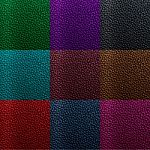 Multicolor Leather Texture Stock Photo