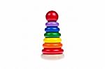 Multicolor Wooden Toy Stock Photo