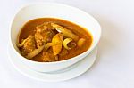 Muslim-style Curry With Chicken And Potatoes Stock Photo