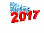 New Year 2017 Stock Photo