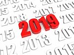 Newyear 2019 Stock Photo