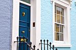 Notting   In London England Old    Wall Door Stock Photo