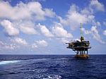 Offshore Oil Rig Stock Photo