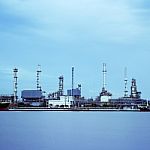 Oil Refinery Stock Photo