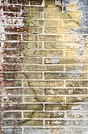 Old Grunge Brick Wall Background Stock Photo