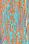 Old Painted Wooden Background Stock Photo