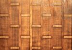 Old Thai Style Wooden Wall Stock Photo