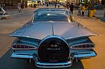 Old Vintage Grey Chevrolet Car At Night Market, Srinakarin Road Stock Photo