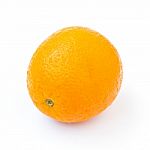 Orange Isolated On White Background Stock Photo