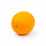 Orange Isolated On White Background Stock Photo