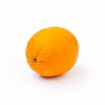 Orange Isolated On White Background Stock Photo