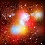 Outer Space Supernova Stock Photo