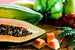 Papaya Stock Photo