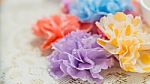 Paper Flowers Stock Photo