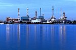 Petroleum Refinery Plant Stock Photo