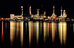 Petroleum Refinery Plant Stock Photo