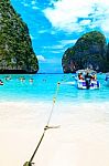 Phi-phi Island, Krabi, Thailand - November 11, 2016: Maya Bay Ph Stock Photo