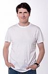 Picture Of Young Guy In Casuals Stock Photo