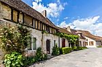 Picturesque French Cottage Stock Photo