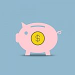 Piggy Bank  Illustration Stock Photo