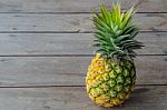 
Pineapple Colorful Collection From The Floor Unappetizing Stock Photo