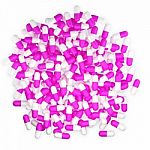 Pink And White Pill Stock Photo