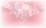 Pink Background Bokeh Pastel Style Stock Photo