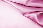 Pink Satin Silk Stock Photo