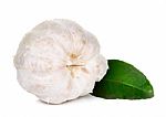 Pomelo Isolated On The White Background Stock Photo