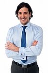 Portrait Of A Confident Young Business Person Stock Photo