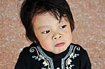 Portrait Of Asian Boy Stock Photo