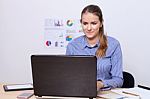 Portrait Of Businesswoman Stock Photo