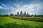 Prambanan Temple Is The Beautiful Temple In The World Stock Photo