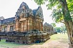 Prasat Hin Phanom Rung Is One Of Thailand Stock Photo