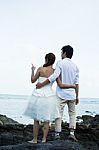 Pre Wedding Stock Photo