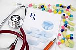 Prescription Medication Concept Stock Photo