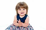 Pretty Little baby Girl Stock Photo