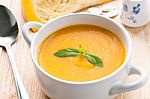 Pumpkin Soup Stock Photo