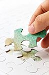 Puzzle Piece Concept Stock Photo