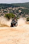 Quad Bike Riders Stock Photo