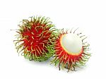 Rambutan fruits Stock Photo