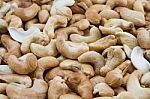 Raw Cashews Stock Photo