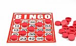 Red Bingo Stock Photo