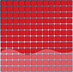 red Mosaic Tiles Stock Photo